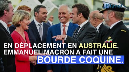 Emmanuel Macron fait une bourde délicieusement coquine