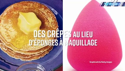 Camila Mendes se maquille avec des crêpes