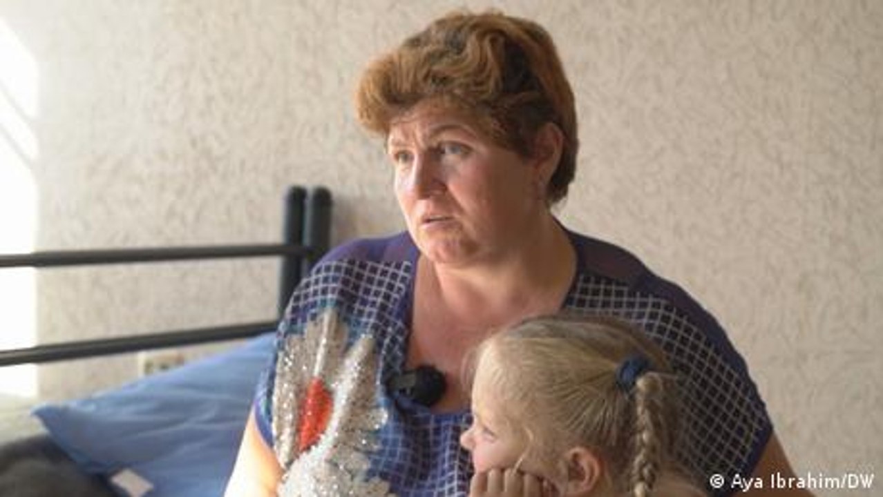 Ukrainer auf der Flucht vor russischer Besatzung