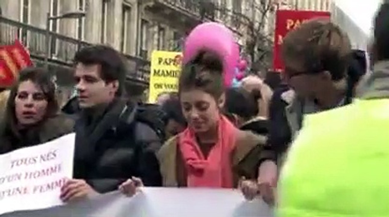 Mariage gay: des milliers d'opposants défilent dans cinq grandes villes, dont Bordeaux
