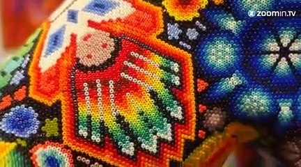L'art huichol où l'art coloré mexicain