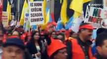 Bruxelles : les syndicats européens manifestent