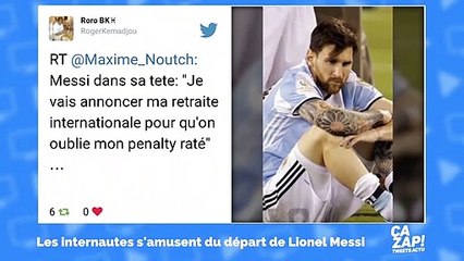 Les internautes s'amusent du départ de Lionel Messi !