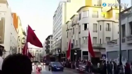 Quand le cortège de Hollande percute un piéton à Tanger