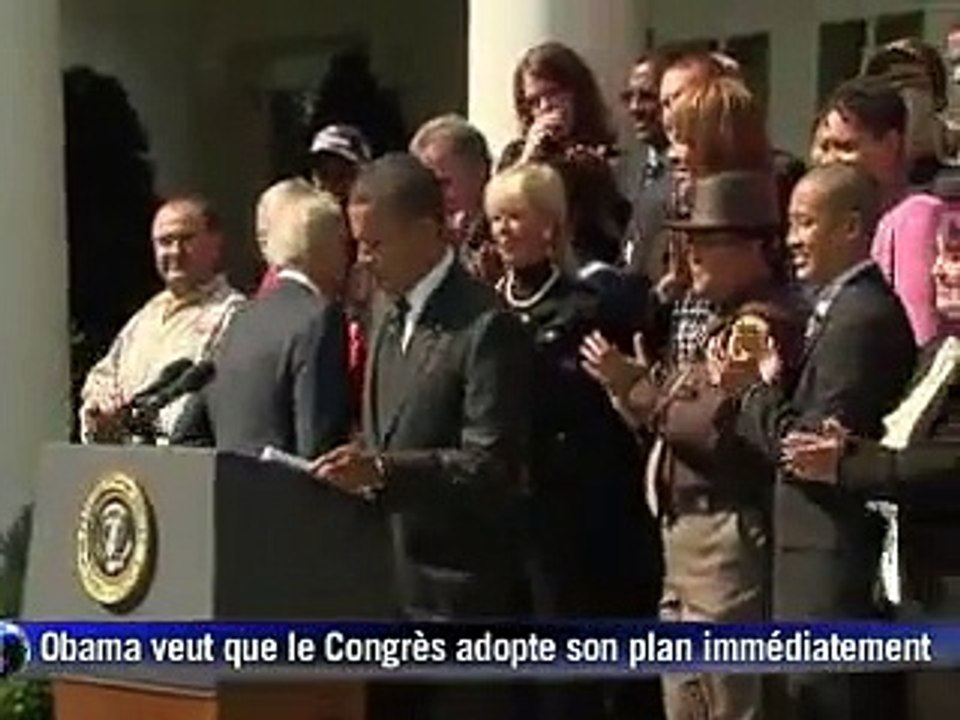 Obama veut que le Congrès vote son plan emploi sans "politique ...