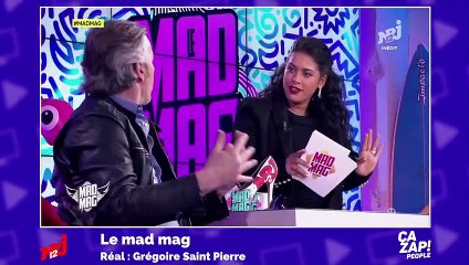Le fou rire de Marina Carrère d'Encausse après un drôle d'exercice physique !