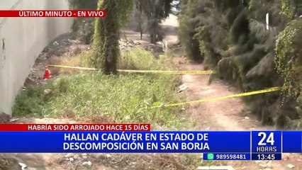 Macabro hallazgo en San Borja: Encuentran cadáver en estado de descomposición