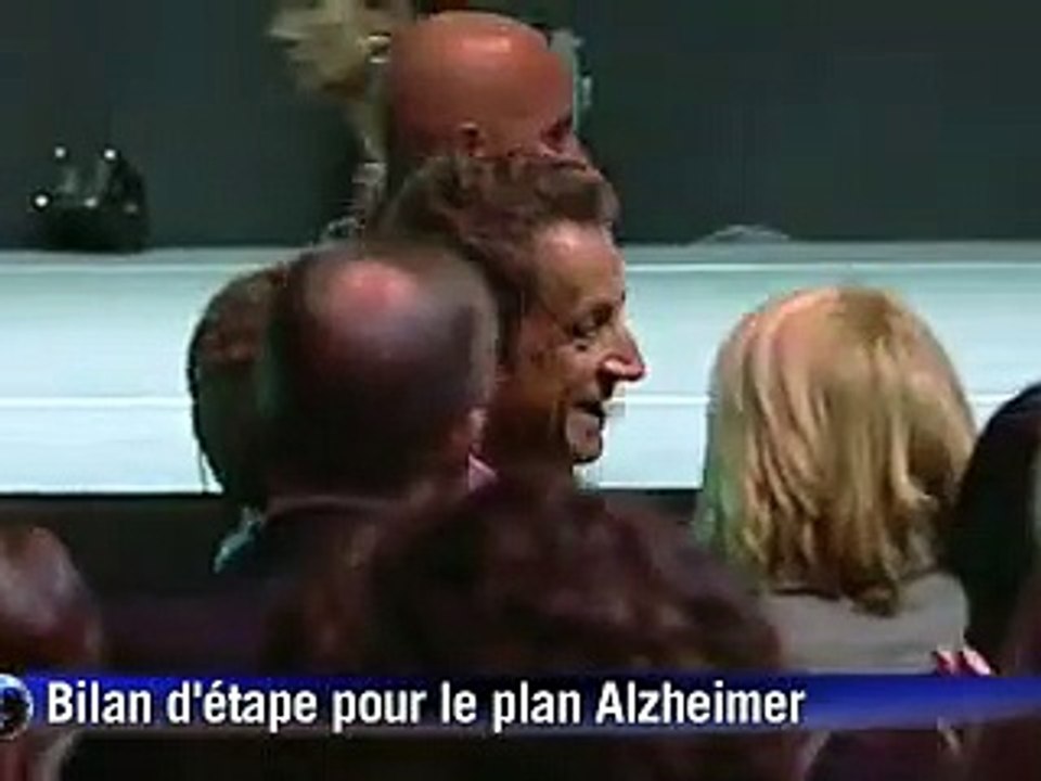 Nicolas Sarkozy dresse un bilan d'étape du plan français contre Alzheimer