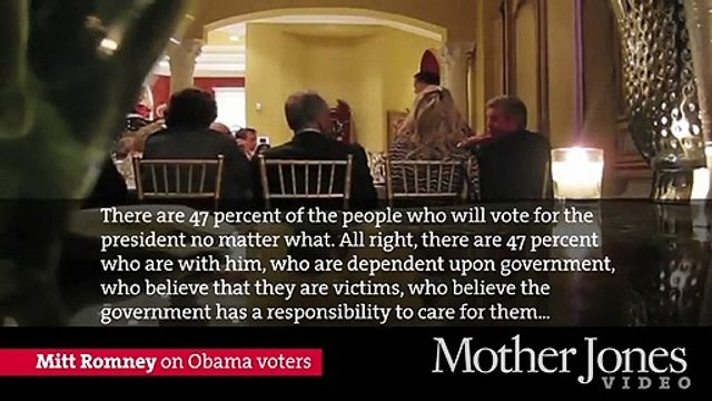 Election américaine : la vidéo compromettante qui peut faire tomber Mitt Romney