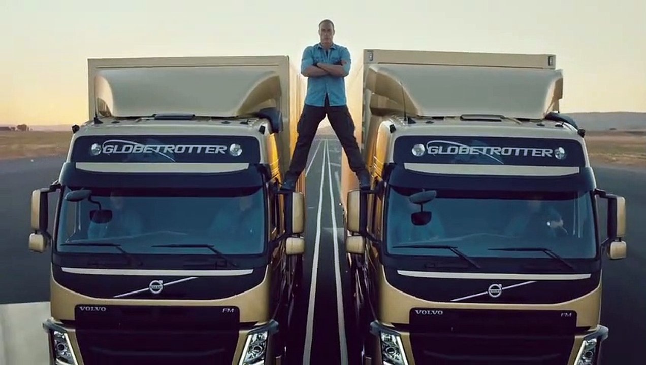 L'époustouflant grand écart de Jean-Claud Van Damme dans une pub pour Volvo