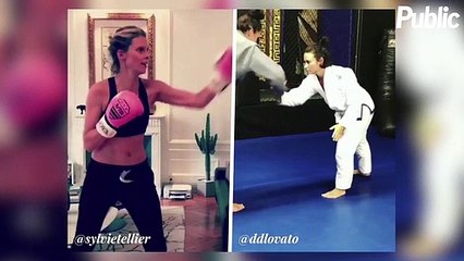 Vidéo : Sylvie Tellier, Demi Lovato : championnes du ring !