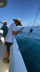 Fisherman Fumble Tuna Fish Catch