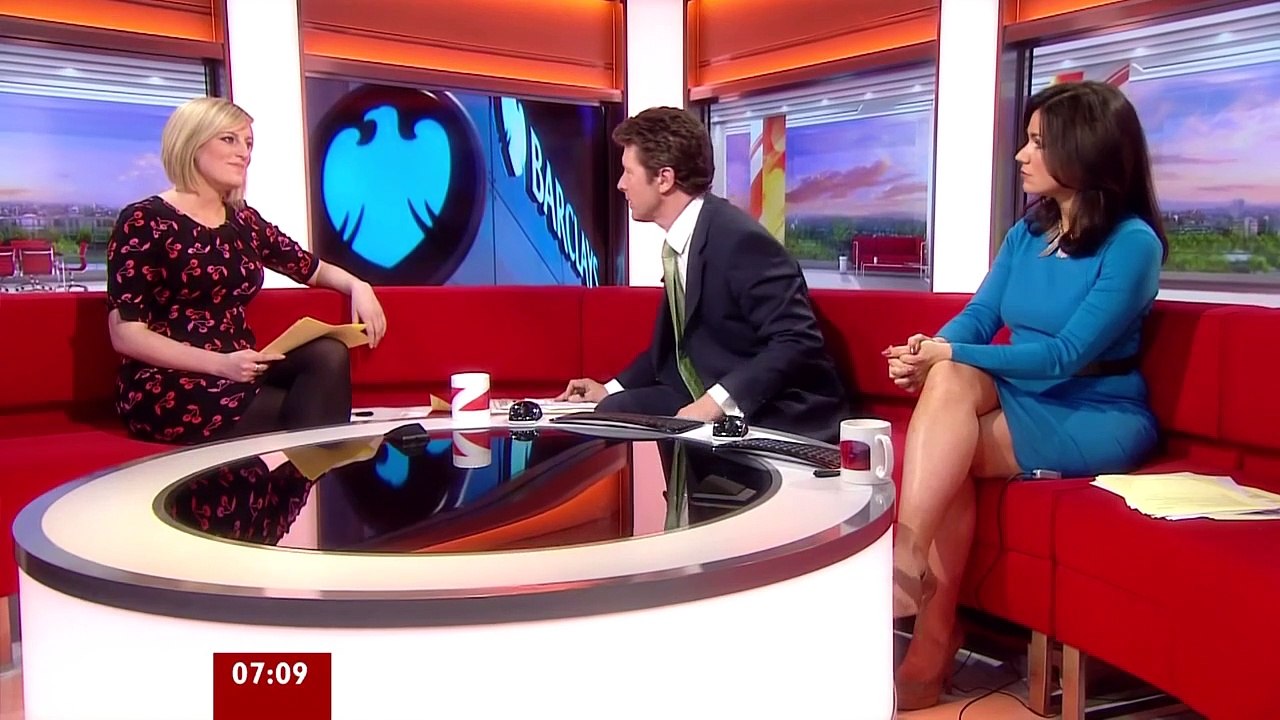 Susanna Reid, la journaliste britannique sexy très "Basic Instinct"