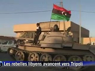 Libye: les rebelles avancent vers Tripoli, Kadhafi s'adresse à ses partisans