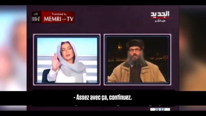 Une journaliste libanaise recadre un cheikh islamiste en direct
