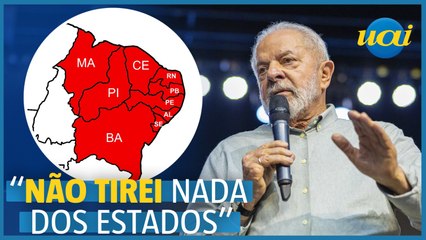 Lula diz que cuidou do Nordeste 'sem tirar' de outras regiões