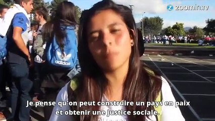 Les Colombiens veulent la paix et le font savoir