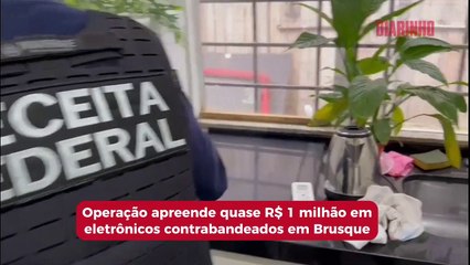 Operação apreende quase R$ 1 milhão em eletrônicos contrabandeados