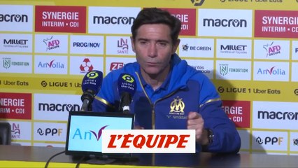 Marcelino : «J'avais la sensation qu'on avait une maîtrise absolue du match» - Foot - L1 - OM