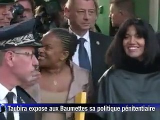Prisons: Taubira expose aux Baumettes sa vision d'une politique pénitentiaire rénovée