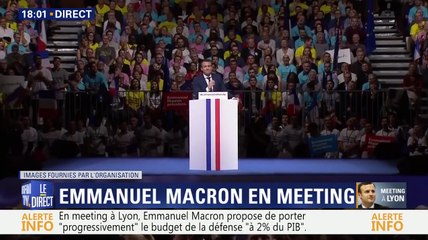 La réaction de Brigitte Macron quand Emmanuel Macron évoque la fidélité durant un meeting