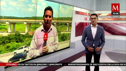 AMLO hace recorrido de supervisión en el Tren Maya tras finalizar Quinto Informe de Gobierno