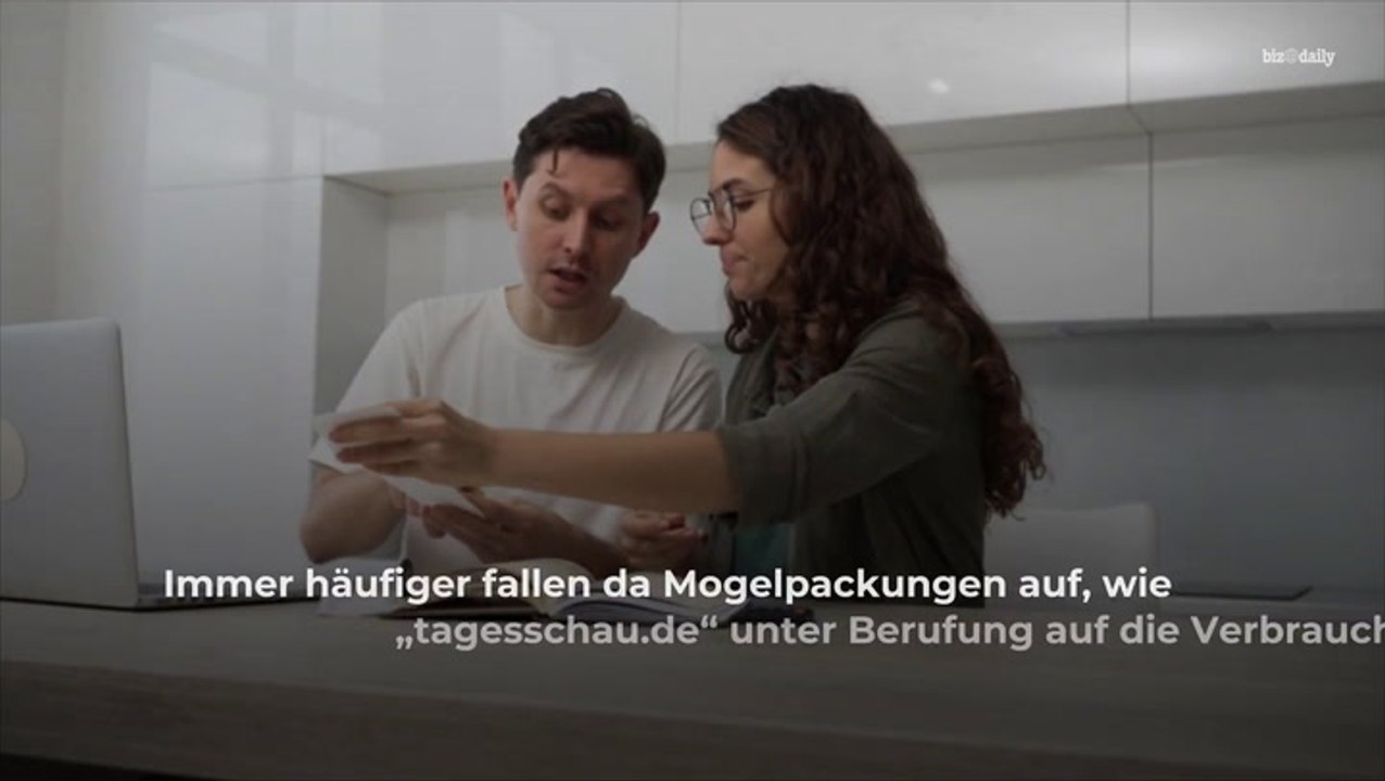 Verbraucherschutz warnt: Mogelpackungen kaum erkennbar