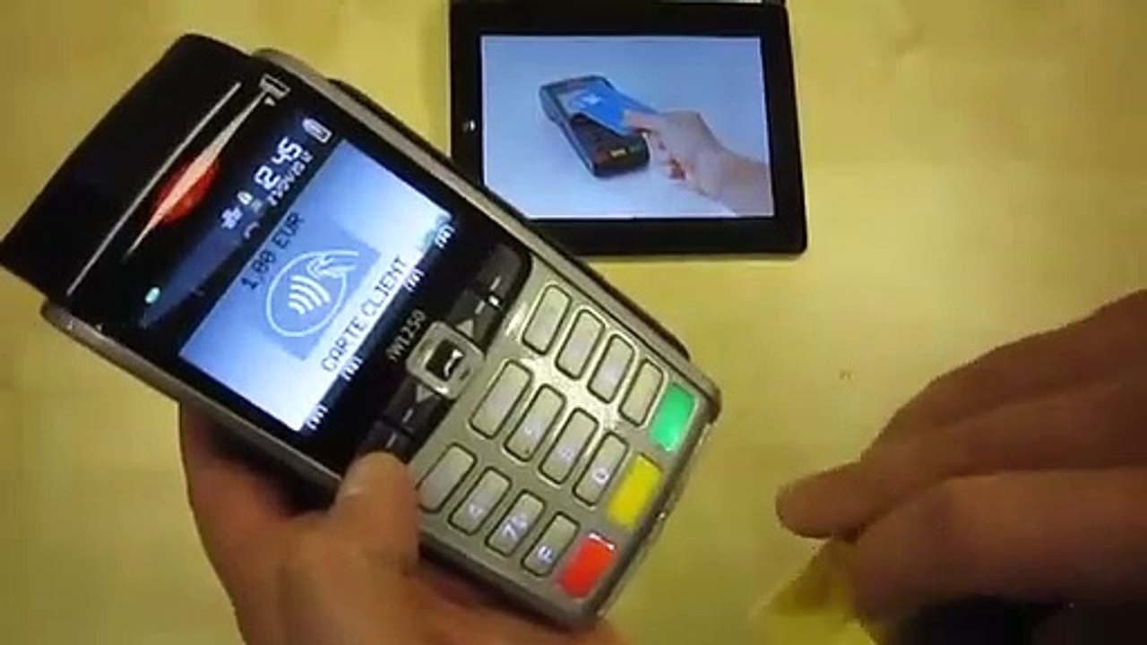 Démonstration du paiement sans contact Vidéo Dailymotion