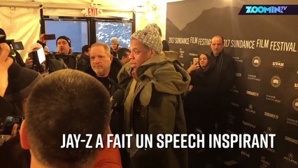 Jay-Z fait un discours émouvant en plein concert
