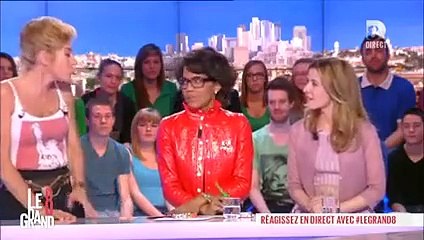 Les larmes de Frigide Barjot en direct sur D8