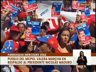 Trujillo | Habitantes del mcpio. Valera se movilizan en respaldo del Presidente Nicolás Maduro