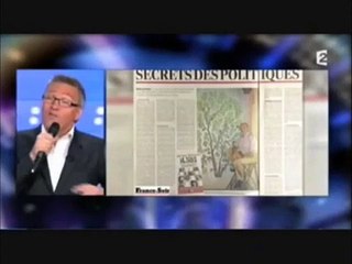 Laurent Ruquier montre dans "On n'est pas couché" l'arbre généalogique de Marine Le Pen en forme de croix gammée