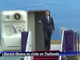 Obama à Bangkok avant une visite historique à Rangoun