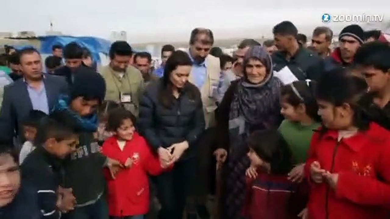 Angelina Jolie, solidaire des réfugiés irakiens