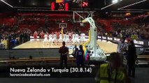 Mondial de basket-ball : les Turcs ignorent totalement le haka des Néo-Zélandais