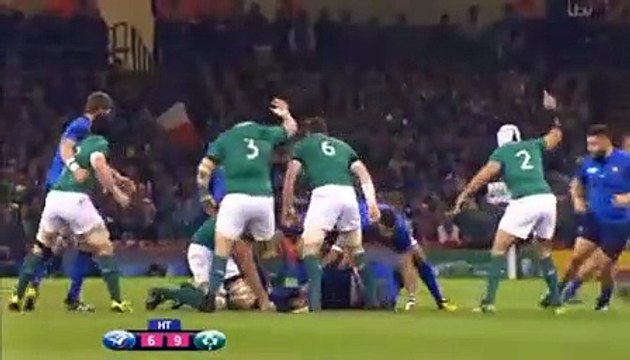France-Irlande : Sean O'Brien assène un coup de poing à Pascal Papé