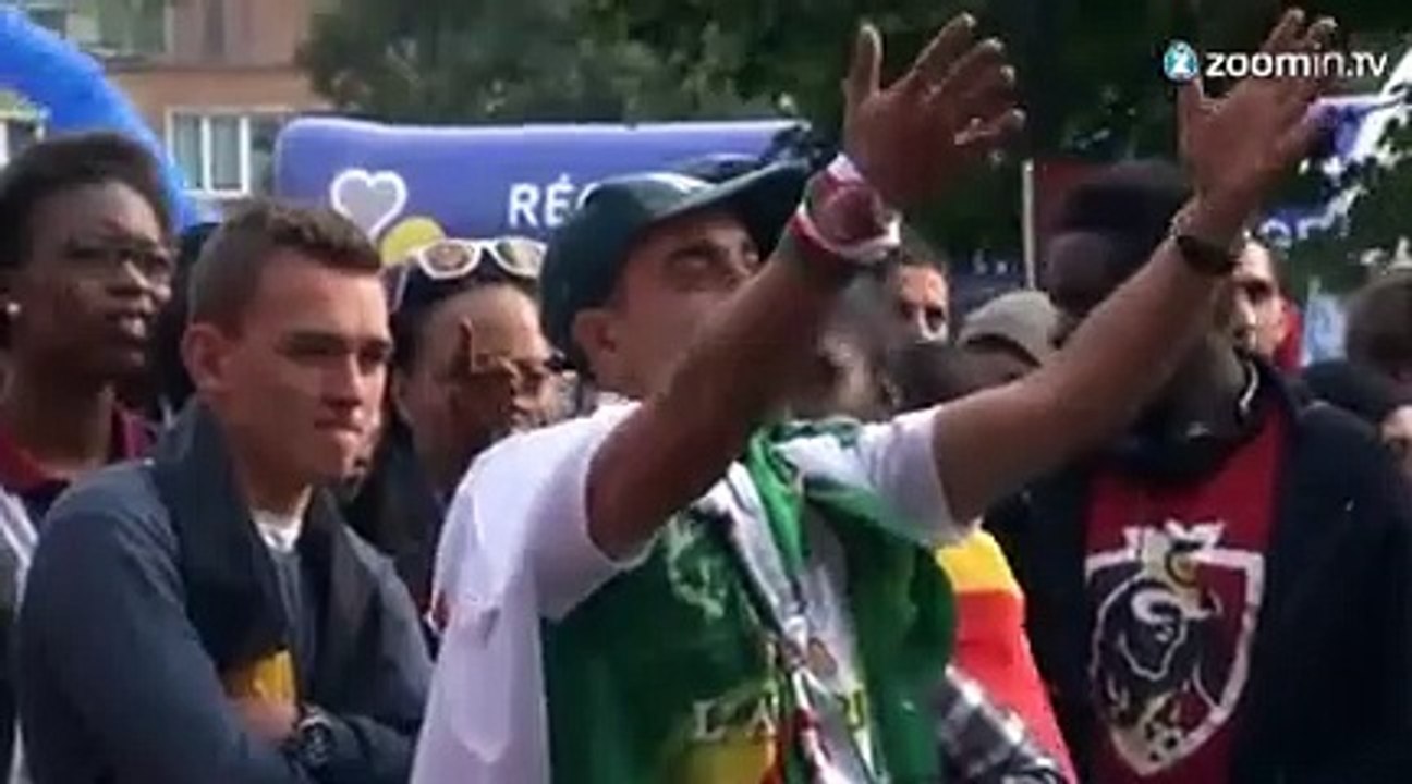 L'euphorie des supporters belges à Bruxelles
