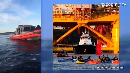 Greenpeace en rogne contre Shell, le géant pétrolier