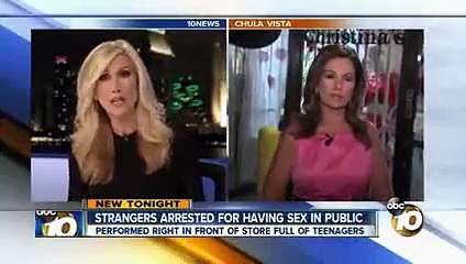 Ce couple a été arrêté pour avoir eu des relations sexuelles en public et en pleine rue