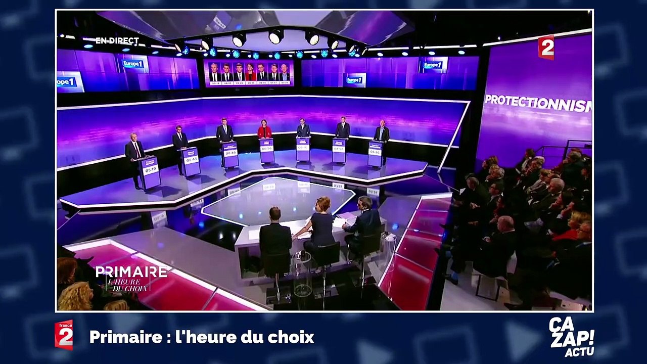 Arnaud Montebourg rembarre Léa Salamé lors du débat de la primaire du PS