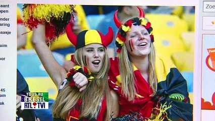Mondial 2014 : une jolie supportrice belge fait le buzz
