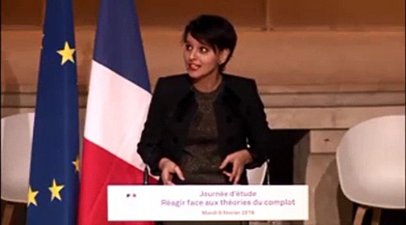 Théorie du complot et rumeurs : le discours très drôle de Najat Vallaud Belkacem