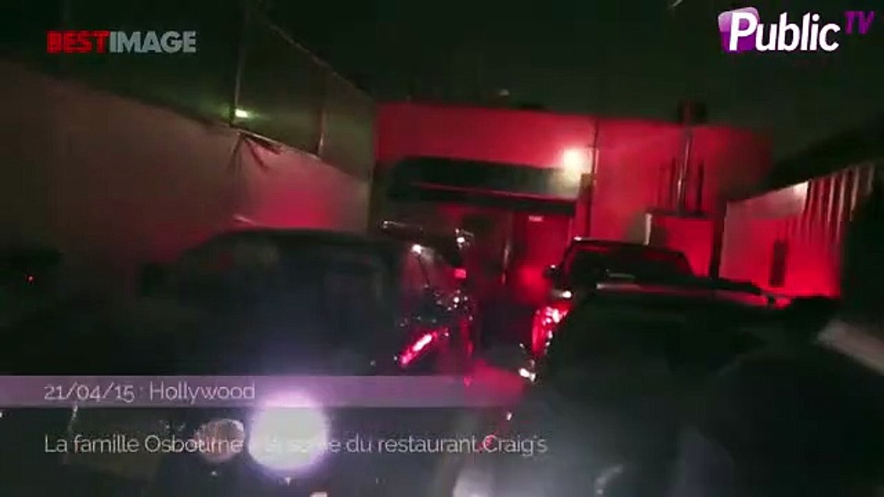 Exclu Vidéo : Kelly, Sharon, Ozzy... Virée nocturne et en famille pour les Osbourne !