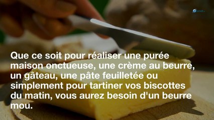 3 astuces pour ramollir le beurre rapidement