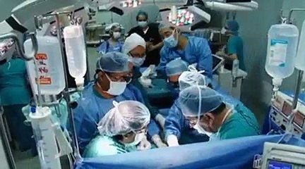 Des jumelles décollées partagent un même rein