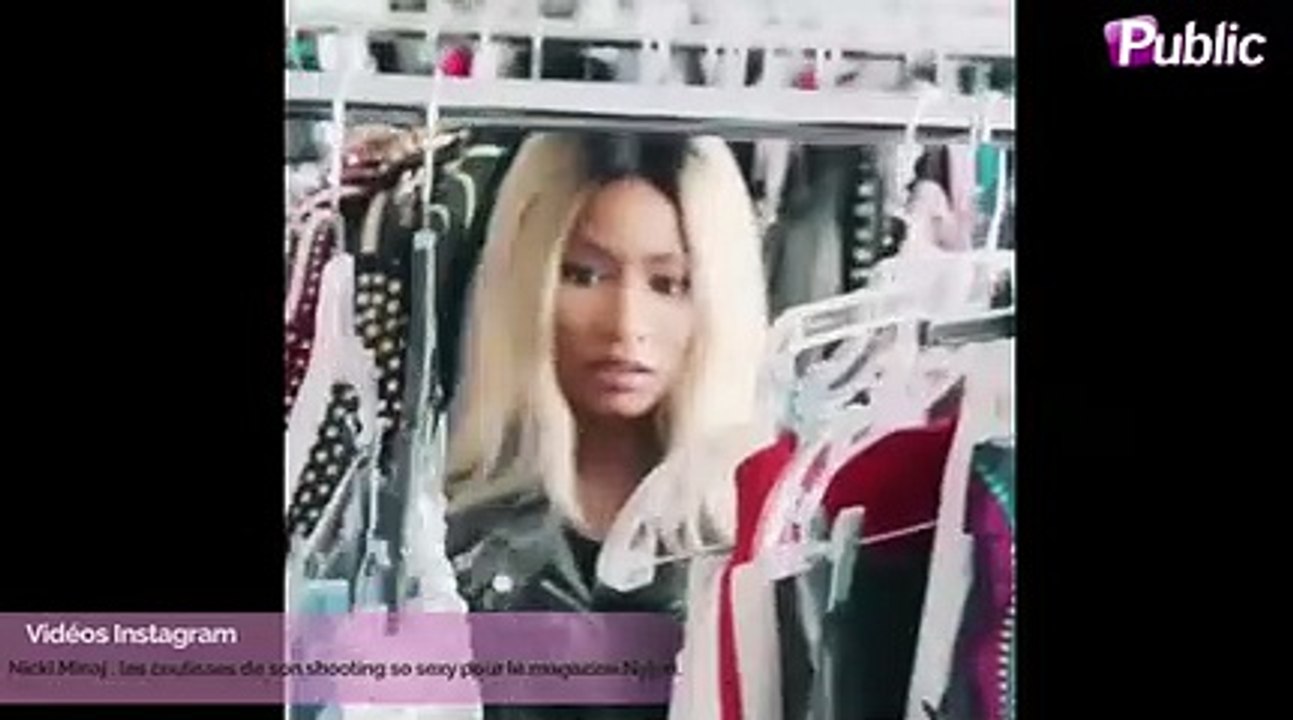 Exclu vidéo : Nicki Minaj : les coulisses de son shooting so sexy pour le magazine Nylon.