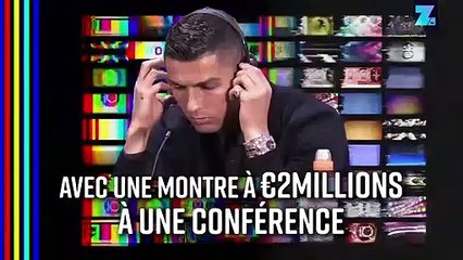 Cristiano et sa montre à 2 millions de dollars