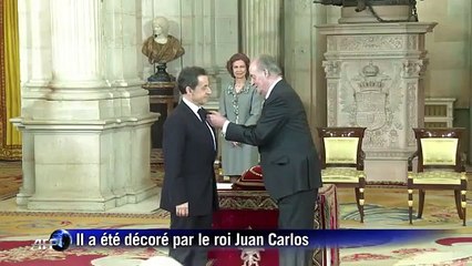 Quand le roi Juan Carlos décorait Nicolas Sarkozy en janvier 2012