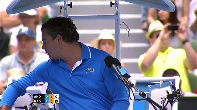 Open d'Australie : un ramasseur de balles amuse Rafael Nadal