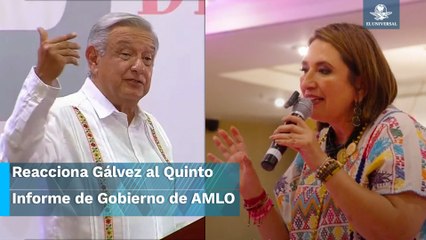 "Bla, bla, bla, bla, mentira", dice Xóchitl Gálvez sobre el informe de AMLO